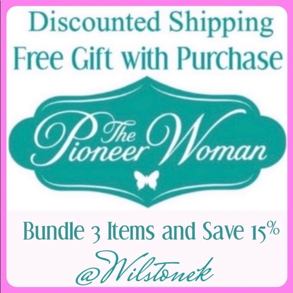 The Pioneer Woman Rose Ditsy- Bless This Mess- Reusable Bag Saver - Picture 4 of 4